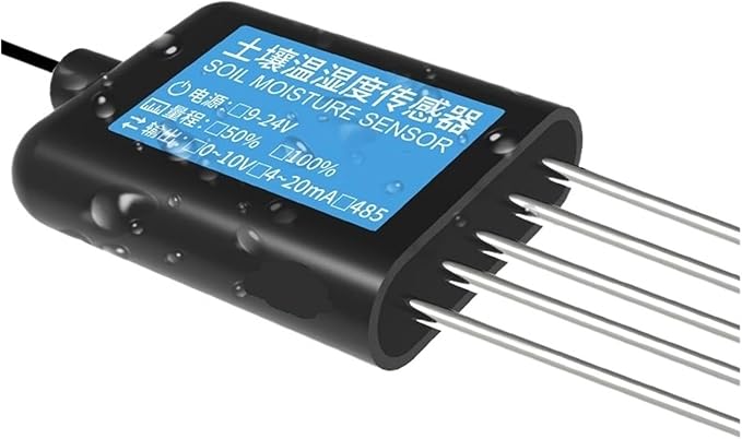 7 in 1 Soil Sensor RS485 Temperature Humidity Conductivity Nitrogen Phosphorus Potassium PH Sensor(3 in 1 T-H-EC)