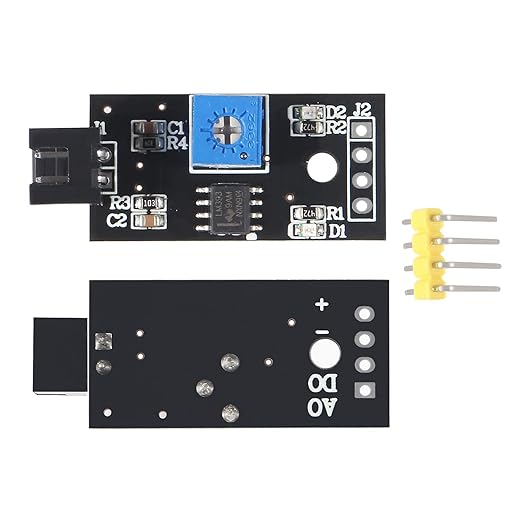 ACEIRMC Soil Moisture Sensor, Icstation Humidity Detector, with Corrosion Resistant Probe, Digital Analog Signal Output for Arduino Raspberry Pi Garden Automatic Watering System (5set)