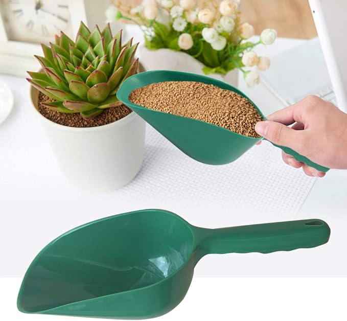 Multi-Function Plastic Garden Soil Scoop Gardening Shovels, Gardening Portable Scoop Agricultural Hanging Shovel PP Cultivation Digging Garden Accessories