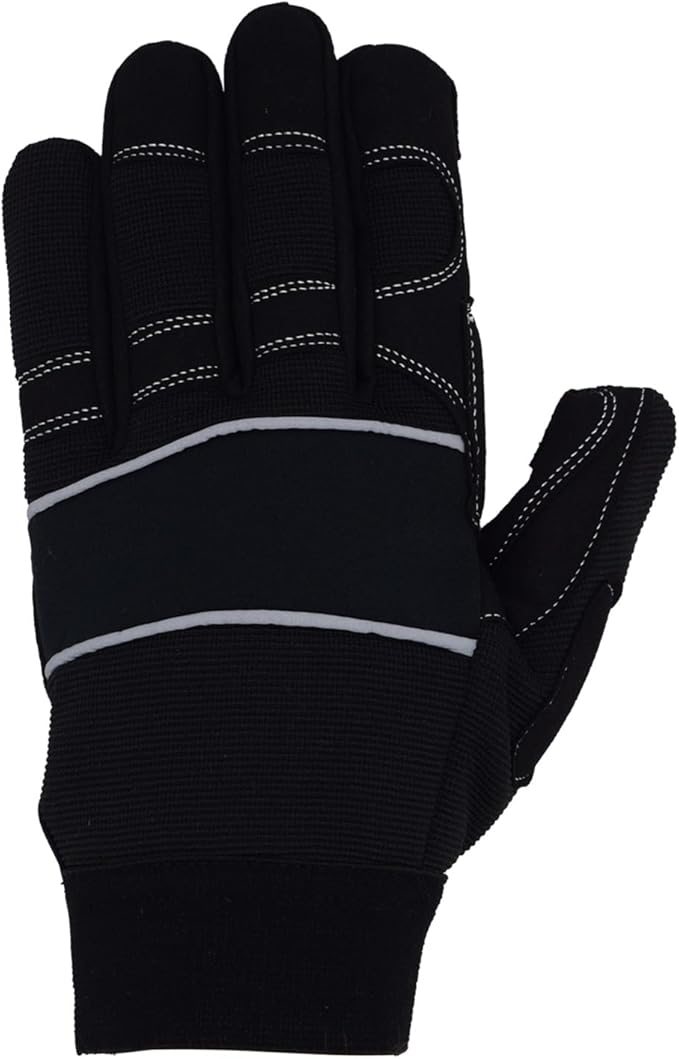 Men’s Heavy Duty Work Gloves Utility Mechanic Working Touchscreen Anti-Slip Palm & Knuckle Protection Safety Gloves