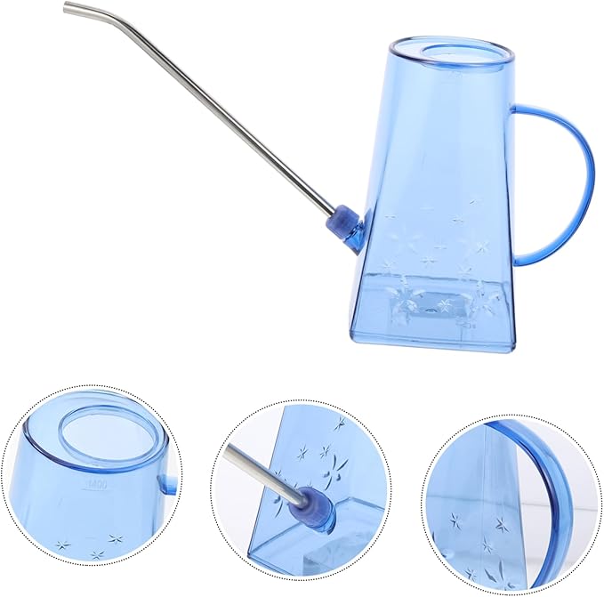 BESPORTBLE Garden Watering Pot Watering Can 2 Gallon Watering Kettle Kid Watering Can Indoor Clear Plastic Gardening Supplies Long Mouth Stainless Steel