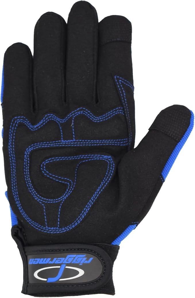 Men’s Heavy Duty Work Gloves Utility Mechanic Working Touchscreen Anti-Slip Palm & Knuckle Protection Safety Gloves