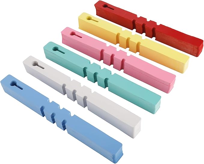 YaeCCC 600 Pcs Plant Labels, PVC Plant Tags for Garden Adjustable Waterproof Plant Tags 6 Colors