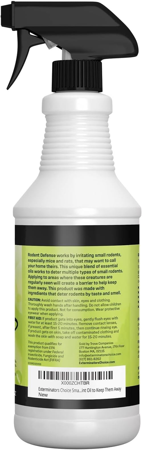 Exterminators Choice Small Animal Protection 2 Pack Rodent Repellent for Rodents, Rats Squirrels mice Nesting/Chewing-All Natural-Rats, Squirrels & Others…