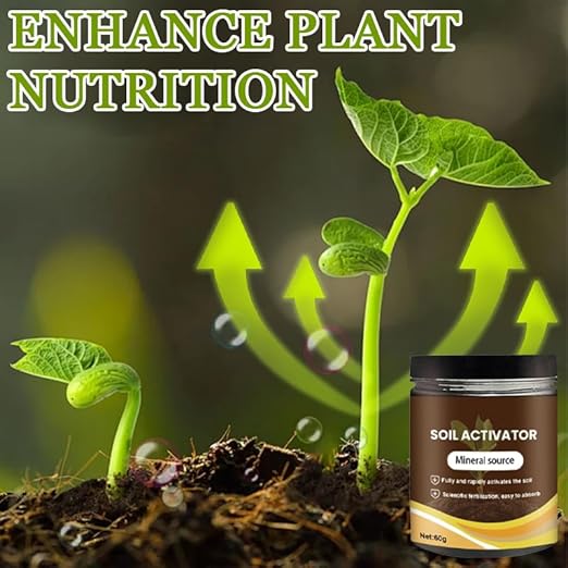Soil Activator for Plants, Organic Bone Meal Plant Food for Indoor & Outdoor Plants, Potting Mix, Seedling Compost – Promoting Plant Rooting 2pcs