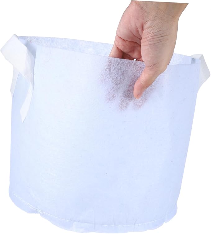 10pcs Non-Woven Fabric Planting Bags Handles Breathable Plant Pots for Potatoes Vegetables and Flowers for Home and Garden Cultivation