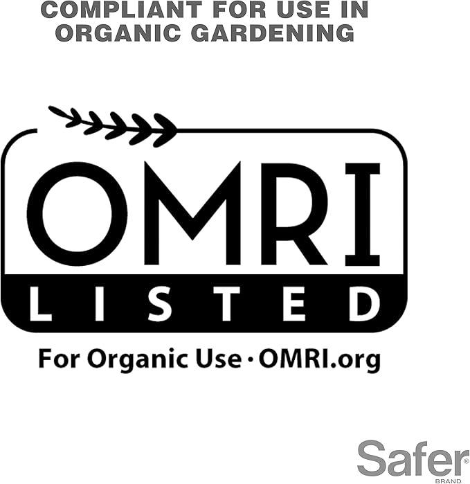 Safer 5118-6 Insect Killing Soap Concentrate - Insecticidal Soap for Plants - Kills Aphids, Whiteflies, Thrips, Spider Mites, and More - OMRI Listed for Organic Use - 6 Pack
