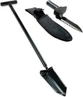 TerraX Master Digger 34" Root/Sod T-Handle Shovel and Double Serrated Hand Digger with Belt Sheath - Landscaping, Gardening, Metal Detecting, Gold Prospecting