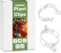 600Pcs Tomato Clips, Plant Clips Plastic Trellis Clips Garden Plant Clips for Tomatoes, Cucumbers, Vines, Reusable Garden Clips to Make Plants Grow Upright, Indoor Outdoor Gardening Supplies