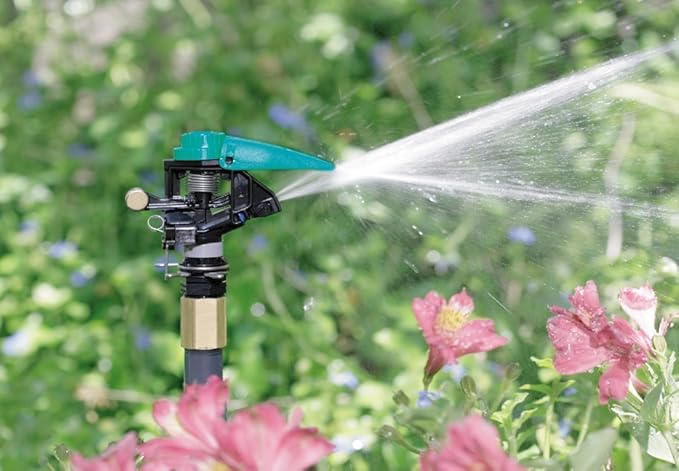 Rain Bird P5R Plastic Impact Sprinkler, Adjustable 20° - 360° Pattern, 25' - 41' Spray Distance (Pack of 2)