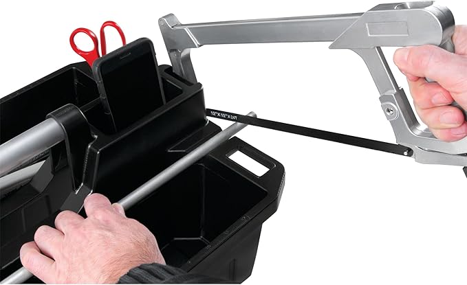 Performance Tool W88995 Portable Supply Caddy and Magnetic Utility Tool Tray,Black