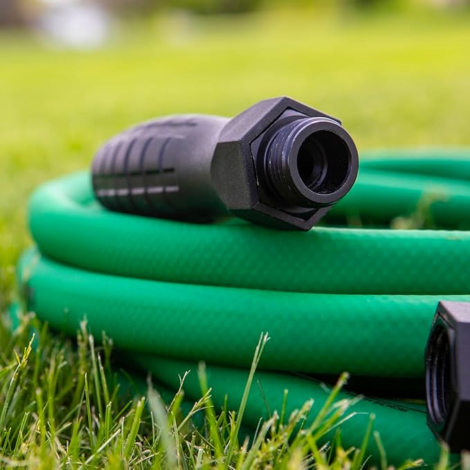 Flexzilla Colors SwivelGrip Garden Hose 5/8 in. x 75 ft., Lightweight All-Weather Water Hose, Durable and Flexible, Leak-Free Connections, Forest Green