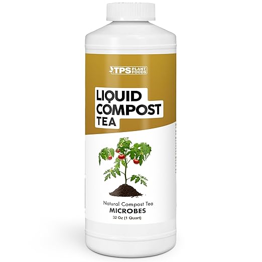 Compost Tea – Liquid Microbial Supplement for Living Soil, Better Nutrient Uptake & Stronger Plants, 32 oz