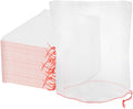 Fruit Protection Bags for Fruit Trees, 50pcs 6x10 Inch Nylon Mesh Garden Netting Bags Against Bugs Birds Squirrels, Cover Plants Flowers