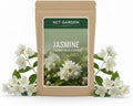 100+ Jasmine Seeds for Planting, for Patio Pots, Outdoor Beds, Raised Planters or Starter Trays, Fragrant Flower Project for Balcony, Border, Entryway, or Yard