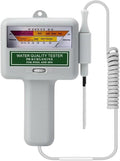 Soil PH Tester, 2 in 1 PH & CL2 Meter Swimming Pool Spa Chlorine Monitor Tester PC101 Aquarium Hot Spring Water Quality Analytical Device, Garden, Plant Cultivation