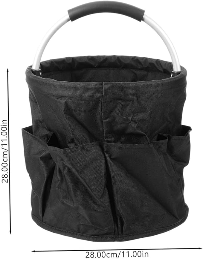 BESTonZON Garden Tool Storage Tote Bag Gardening Organizer for Tools Multi-purpose Use for Home Camping and Beach Random Color Ergonomic Design for Easy Carrying