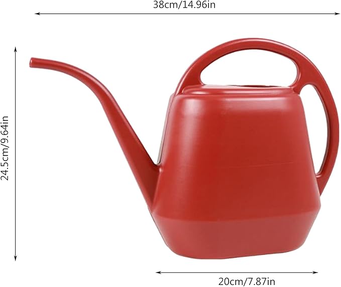 Watering Can Indoor Plants, 1 Gallon Large Capacity Thickened Plastic Long Spout Watering Can with Ergonomic Handle,Durable Small Watering Can for Indoor Plants Bonsai House Flower Garden Office