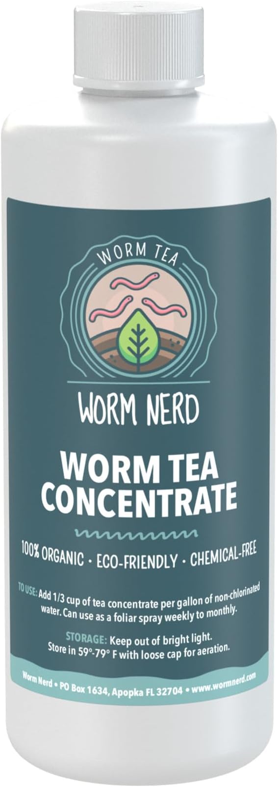 Worm Nerd’s Worm Tea Concentrate for Gardening, 1pt