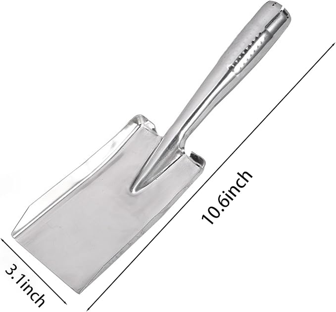 Heavy Duty Garden Hand Trowel, Rust Resistant Stainless Steel Digging Tool, Small Shovel for Transplanting and Garden Beds