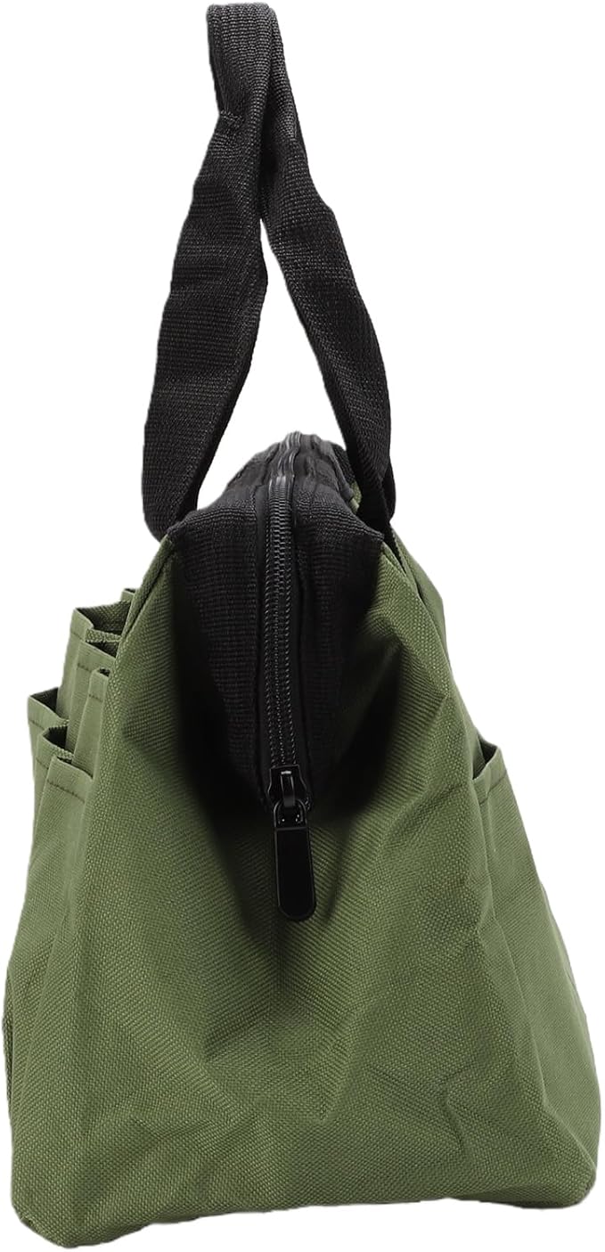 Pomya Foldable Standable Garden Tool Bag | 11-Pocket Oxford Cloth Organizer For Tool Storage