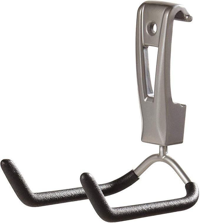 Rubbermaid 1784456 FastTrack Wall Mounted Rope, Hose, or Tool Garage Storage Utility Hook, Supports Up to 25 Pounds Each (4 Pack)
