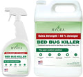 Hygea Natural Extra Strength Bed Bug & Lice Elimination Duo - Extra Strength 24 oz Lice, Bed Bug & Mite Spray & 128 oz Spray Refill - Child & Pet Friendly - Stain & Odor Free - 66% Stronger Formula
