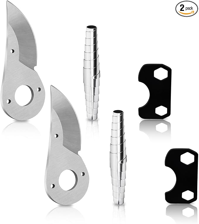 2 Pcs Hand Pruner Replacement Kit (2/3-1) Compatible with Felco Pruners Models: F2, F4 &F11 - Spare Blade, Spring & Adjustment Key for Garden Pruning Shears & Bypass Clippers