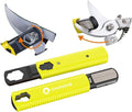 Multi Garden Tool Blade Sharpener - For Sharpening Lawn Mower Blades, Garden Pruners, Axe, Machete, Hedge Shears, Scissors, Hatchets, Pocket Knife Sharpener, speedy sharp sharpener