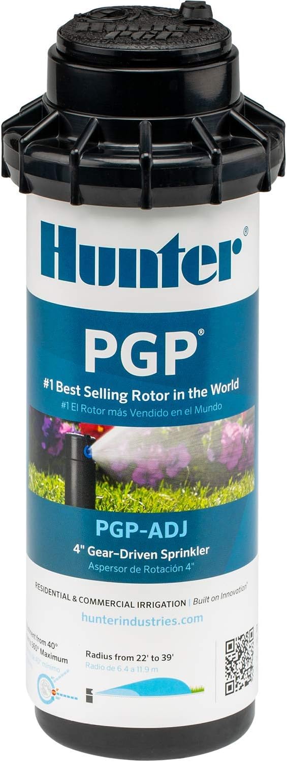Hunter PGP Ultra Rotor Sprinkler Heads - 4 Pack - Includes Adjustment Tool