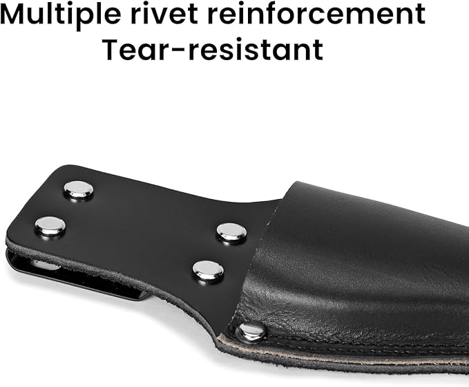 Garden Pruner Sheath,Pruner Tool Holster,Premium Genuine Leather Pruner Holster Protective Case for Garden Pruning Snips and Clippers