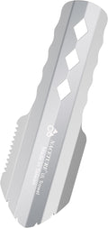 NACETURE Ultralight Backpacking Trowel Aluminum Shovel Small Potty Multitool with Longer Handle Design Essential for Hiking, Camping and Survival Bags(Black 1 Pack)