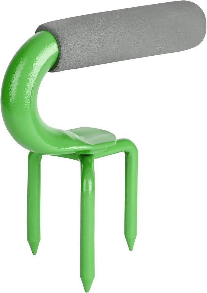 Earth Tiller，Pot Tiller，Loosen The Claws，Hand Tiller Claw Cultivator,Loosen The Gripper manually,Garden Weeder Tool for Vegetable Gardening Planting (Green)