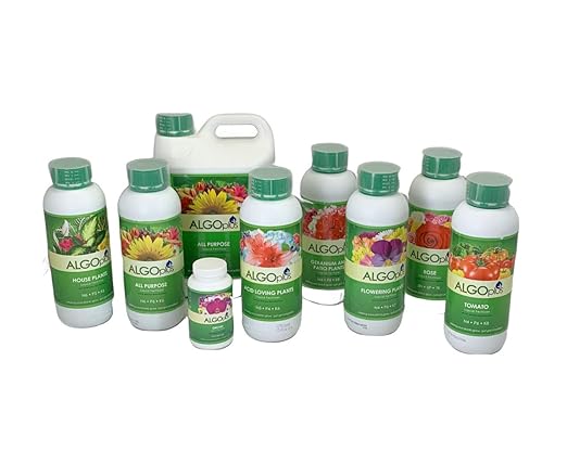 Algoflash Flowering Plants - Liquid Fertilizer & Plant Food 1-Liter Bottle