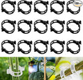 2026 Upgrade Thickened Secured Plastic Plant Clip,Reusable Plant Support Clips Fixing Clips for Climbing Plants,Garden Climbing Vines Fixing Clip for Tomato Grape Vine Flowers Vegetables (150, Black)
