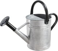 Metal Watering Can with Removable Spout, Galvanized Steel Plants Water Can for Women, Men and Kids' Outdoor or Indoor Gardening - Nice Flower Watering Pot Gift & Decoration (Zinc, 1 Gallon)