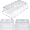 ZJP 20 Pack Heavy Duty 5" Humidity Dome for 1020 Seed Starter Trays – Clear Vented Propagation Cover & Cloning Lid for 10x20 Flats, Seed Starting & Germination