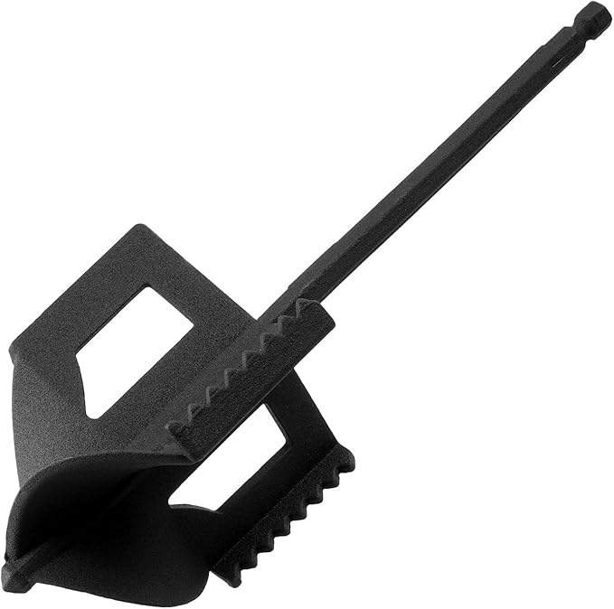 4-in-1 Cultivator Soil Tiller-Soil Digger and Soil Loosener for Gardening Bed and Plant Box,Bulb Planter Auger for 3/8" Hex Drive Drill