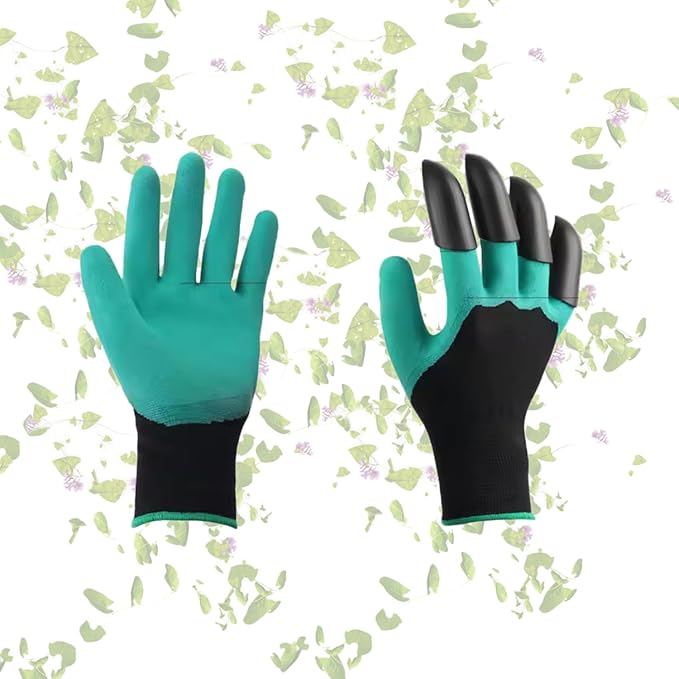 Coast of Maine AL3500 Acid-Loving Planting Soil 20 qt with My Garden Pool 7-in-1 Soil Test Strips, 20 ct. and Claw Gardening Gloves
