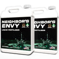 PetraMax Neighbor’s Envy Grass Fertilizer for Lawn & Garden, 2 Gallon Covers up to 32,000 sq.ft. 7-in-1 Liquid Lawn Fertilizer Concentrate for Deep Green Turf - Includes Nitrogen/Iron/Humic/Sea Kelp