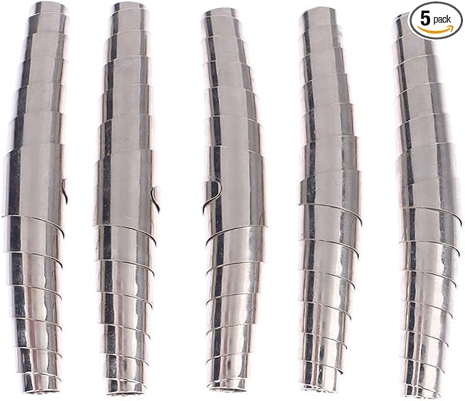 5 Pcs Silver Springs Pruners Replacement, Replacement Pruning Shear Spring,Spare Spring, Hand Pruner Replacement Practical Kit Garden Supplies Stainless Steel Accessories Gardening Scissors Shears