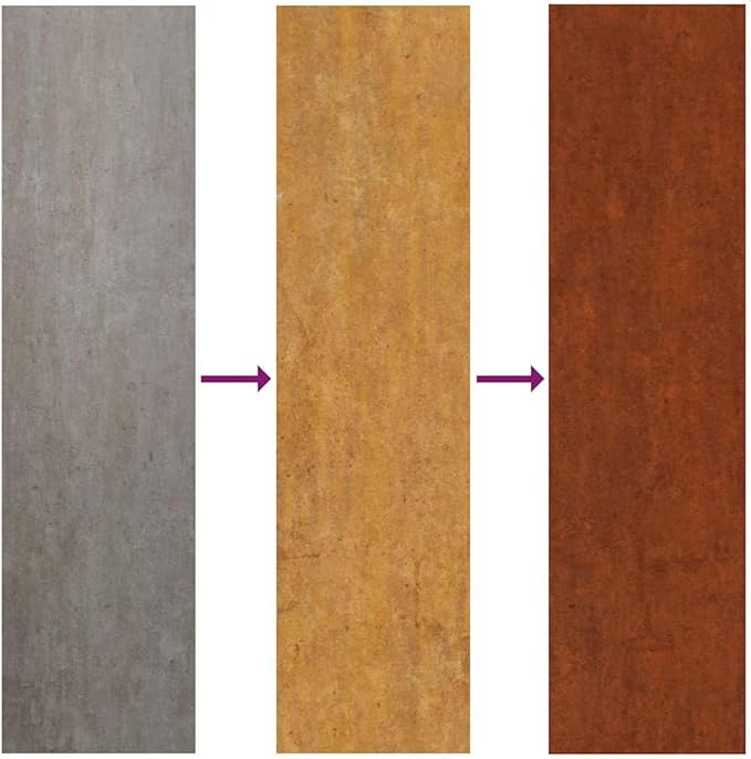 vidaXL Planter - Weathering Steel Plant Stand for Outdoor, Patio/Garden Decor, 110.2"x15.7"x15.7" Brown Finish