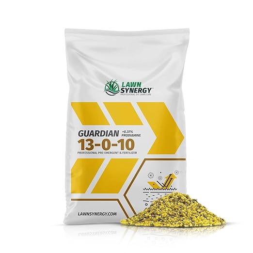 13-0-10 Pre-Emergent Lawn Fertilizer (18 lbs.) - Prevents Crabgrass & Weeds - Slow-Release Nitrogen for Dark Green Color - All Grass Types