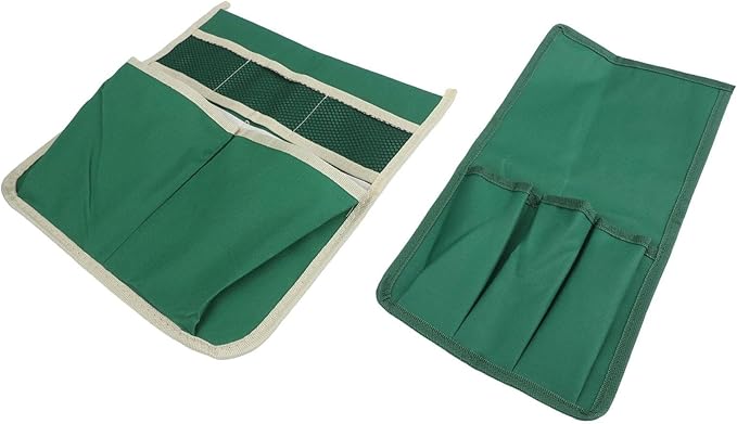 Garden Tool Storage Bag Kit with 2 Pieces Portable Foldable Organizer for Small and Big Gardening Accessories Outdoor Yard