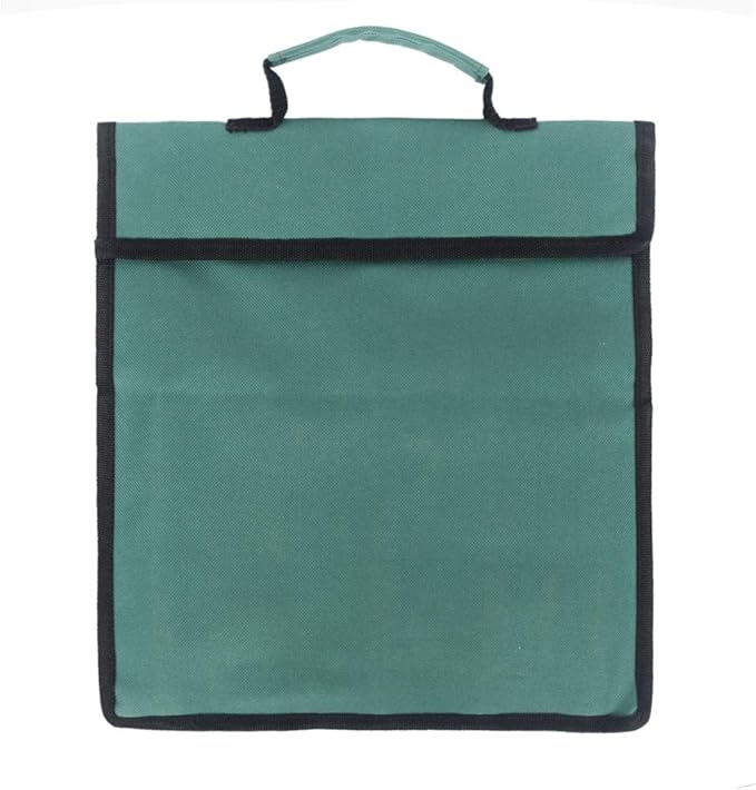 Gonetre Garden Tool Organizer Bag for Garden Kneeler, 600D Oxford Cloth Tool Bag Pouch Bag Multiple Storage Pockets Organizer for Outdoor Gardening Kneeling Stool 11.81 * 7.48 * 0.19 in