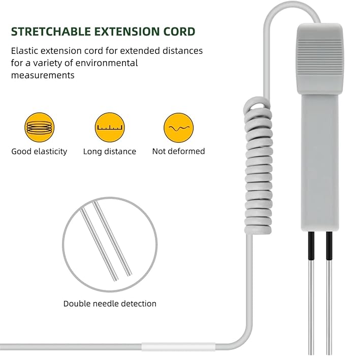 Soil PH Tester, 2 in 1 PH & CL2 Meter Swimming Pool Spa Chlorine Monitor Tester PC101 Aquarium Hot Spring Water Quality Analytical Device, Garden, Plant Cultivation