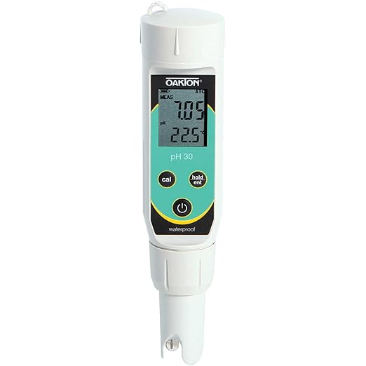 Oakton WD-35634-30 pHTestr 30 pH Tester, For Temperature