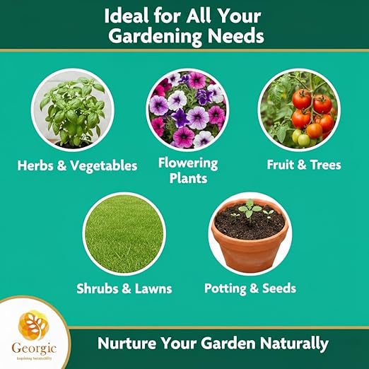 Mustard Oil Cake Powder All-Purpose Natural Fertilizers Concentrate for Flower, Vegetable, Herb, Fruit Tree | Pack of 3