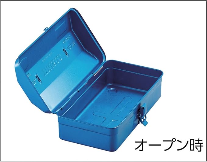 TRUSCO Y-410-B Mountain Tool Box, 17.1 x 6.6 x 6.8 inches (433 x 168 x 173.5 cm), Blue