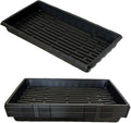 Standard 1020 Tray Sturdy Plant Growing Trays Plastic Seed Starter Tray for Microgreens Heavy Duty Seedling Trays No Drainage Holes 10 Pack